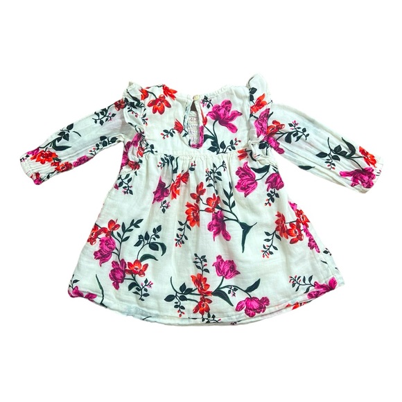 Baby girl, smocked-lined dress, 6-12 months, in like new condition. - Picture 2 of 3